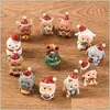 Christmas Decorations Christmas Decoration Supplies Creative House Decor Tree Santa Claus Snowman Rabbit Elephant Animal Ornaments G Dhjkb