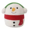 2022 Fabrikanten Groothandel 20cm Kerstman Claus Plush Toys Christmas Snowman Christmas Tree Elk Dolls Christma Gifts For Children