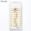 24pcs/Set Long Ballerina Nails Gradient Press On Nails Tips Wearable Diy Matte Removable Full Cover Nail With Fashion Design Wholesale