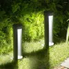 40/60CM Outdoor Stand Pole Column Lawn Light IP54 Waterproof Garden Pillar Lamp Courtyard Pathway Post Bollards