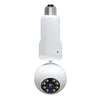 Caméra de Surveillance Ampoule 360ﾰ 1080P Maison Sans Fil Wifi Jour Nuit Pleine Couleur Panoramique Automatique Suivi du Corps