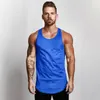 Men's Tank Tops 2022 Summer Mens Mesh Bodybuilding Vest Fitness Sleeveless Slim Fit Top