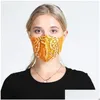 Designer masker andningsbar tvättbar munmask rik färg respirator dammtät anti -dimning återanvändbar mascarilla inget filter goo dhgarden dh5vs