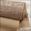 Décoration de fête Papier peint en tissu non tissé Fine Glitter Wall Tissu Série d'impression Brillant Chunky Fonds d'écran exquis Fête de mariage DHCSG