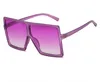 New trend Fashion big frame sunglasses Gradual color sunglasses Driving party fishing