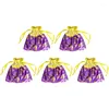 Decoraciones navideñas 5x Cookie Candy Bag Party Supplies para bolsas Goodie