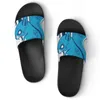 Anpassad hem PVC Soft Bottom Floor Beach Män och kvinnor Par Multi Color White Home Slippers B32 Storlek 36-45