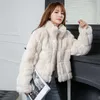 Manteau en fausse fourrure pour femmes, veste d'hiver en vison pour femmes
