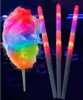 New Gadget Colorful LED Light Stick Flash Glow Cotton Candy Stick Plashing Cone for Vocal Concerts Night Parties6532262