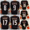 Männer Reverse Retro Hockey''nHl''15 Ryan Getzlaf Trikot 17 Ryan Kesler 4 Cam Fowler 36 John Gibson 8 Teemu Selanne 9 Paul Kariya 96 Charlie