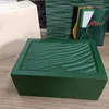 Gröna fall kvalitet man titta på trä lyxbox papperspåsar certifikat original lådor för träkvinna klockor presentförpackning tillbehör 245f