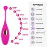 Vibrador Juguetes sexuales Masajeador Juguetes Consolador vibrador inalámbrico con aplicación Bluetooth Ropa interior Estimulador de clítoris femenino Punto G 8 modos Adulto XVZ3