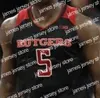 Koszykówka Nik1 NCAA Rutgers Scarlet Knights Basketball Jersey 35 Issa Thiam 42 Jacob Young 55 Luke Nathan Customed