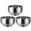 Bols 3pcs en acier inoxydable mélange bol de nidification ensemble pour le stockage d'économie d'espace cuisine chef Stoare cuisson