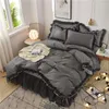 Bedding Sets Factory Direct Sale Style Black Lace Four-piece Princess Wind Bed Skirt 1.5/1.8m
