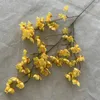 장식용 꽃 하나의 실크 사과 꽃 꽃 꽃 분기 베고니아 사쿠라 스템 이벤트 웨딩 트리 장식 인공