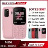 Soyes الأصلي S10T Ultra Thin Card Phone Super Mini 2G GSM 800MAH 1.77 '"