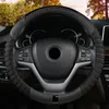 Steering Wheel Covers Microfiber Leather Car Cover For Smart All Models Fortwo Forfour Auto Styling Accessories