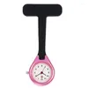 Pocket Watches ALK Silicone Round Dial High-Quality Luminous Movement Fob Watch Nursing Quartz Clock Gift