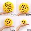 Decorative Flowers Artificial Sunflowers Kissing Ball Bouquet Wedding Party Flower Wall Background Decorations Po Props