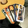 Luxury cases Transparent Case For iPhone 14 13 12 11 Pro Max X XR XS 14pro max Armor Shockproof Soft Silicone Bumper Acrylic Hard Cover