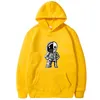 2023 Designer Men Womens Casual Hoodies Fashion Funny Astronaut Printing Sweatshirts Couples Stand Collar Zipper Hoodie Size Asian Size S-3XL