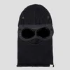 Extra Fine Merino Wool Goggle Balaclava Beanie Knit Hat Outdoor Retains Heat Windbreak Hood Men Cap Skull Caps Black ONESIZE dfg