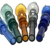 14 cm Rohre Rauchen Zubehör Shisha Tabaklöffel farbige Mini -Glasrohr kleine Handrohre für Ölbrenner Tupf