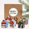 Kerstdecoraties Goody Gift Boxes Xmas Trakteer papier Candy For Kids Party F1FB