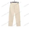 xinxinbuy män designer pant bomull jacquard reflekterande webbbäldringsbrev webbing streetwear kvinnor svart aprikos xs-l