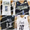 Basket nik1 ncaa nevada wolf pack basket tröja 10 caleb martin 11 cody martin 12 jojo Anderson 14 Lindsey Drew Custom Stitched