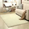 Carpets 2022 Super Soft Silk Wool Rug Indoor Modern Solid Shag Area Silky Rugs Bedroom Floor Mat Baby Nursery Children Carpet