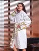 Women's Sleep & Lounge High-end Embroidered Couple Towel Bathrobe Men's and Women's Same Style Large Size Hotel Home Nightgown Portrait Pajamas