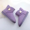 Australie Boot Designer Tasman Boutons Bottes d'hiver de neige Dames Plate-forme Pantoufles de fourrure Classique Mini Daim Peau de mouton Laine Bottines Mouvement Chaussures à la mode Wse