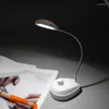 Lampy stołowe adeeing elastyczna lampa ochrony oczu odczyt lampy książki z regulowanym przyciskiem do sylwetki baterii nocnej