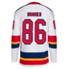 Vin 13 Nico Hischier Jersey Jack Hughes (A) Dougie Hamilton Martin Brodeur Yegor Sharangovich Jesper Bratt Hockey Jerseys White Green Red B