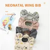 إكسسوارات الشعر Happyflute Design's Angel Wings Bib مقاومة للماء الأطفال تغذية المرايل منشفة اللعاب للبنين والبنات الأكل