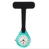 Pocket Watches ALK Silicone Round Dial High-Quality Luminous Movement Fob Watch Nursing Quartz Clock Gift