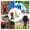 Outdoor Gadgets Tent Rope Flexible Roller Skating Design Ropes Reflect At Night Utility For Ing Tents