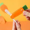 Tre i en Thermo Cup Cover Brush Babyflaskborste multifunktionellt spår Gap Cleaning Brushes Foldbara rengöringsverktyg