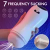 Sexspielzeug Massagegerät Masturbator für Männer Automatisches Saugen Männliche Maschine Oral Vaginal Penis Vibrator Blowjob Silikon Vagina Pusssy Erwachsene Waren