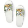 Custom Home pvc soft bottom floor beach men and women couples multi color white home slippers a11 size 36-45