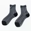 Chaussettes pour hommes Produits de printemps et d'été Femme Tube de couleur unie argenté ultrafin Style japonais Thin Silkn Soft Transparent K