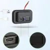 PD Type C USB Port Car Fast Charger Socket Power Outlet Panel Mount Waterproof Mobile Phone for Boat avan