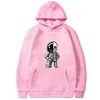 2023 Designer Men Womens Casual Hoodies Fashion Funny AstronauT Printing Sweatshirts Paren Stand Kraag Zipper Hoodie Grootte Aziatische maat S-3XL