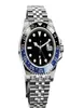 En original 1 till 1 lyxig armbandsur Black Blue II 126710 40mm Ceramic Steel 3286 Jubilee Band Menatic Watch