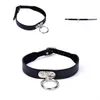 1pc ceinture de sangle réglable 43 cm en cuir collier de collier de garniture