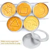 Storage Bottles 5 Pack Cookie Case Cutter Set TV Mold Tin Kit Korean Movie Fans