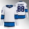 Omvänd retro hockey''nhl''88 Nate Schmidt Jersey 4 Neal Pionk 81 Kyle Connor 17 Adam Lowry 13 Pierre-LuC DuBois 71 Evgeny Svechnikov 55