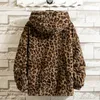 Vestes pour hommes automne hiver imprimé léopard ample et confortable coton rembourré mode femmes automne chaud 221124